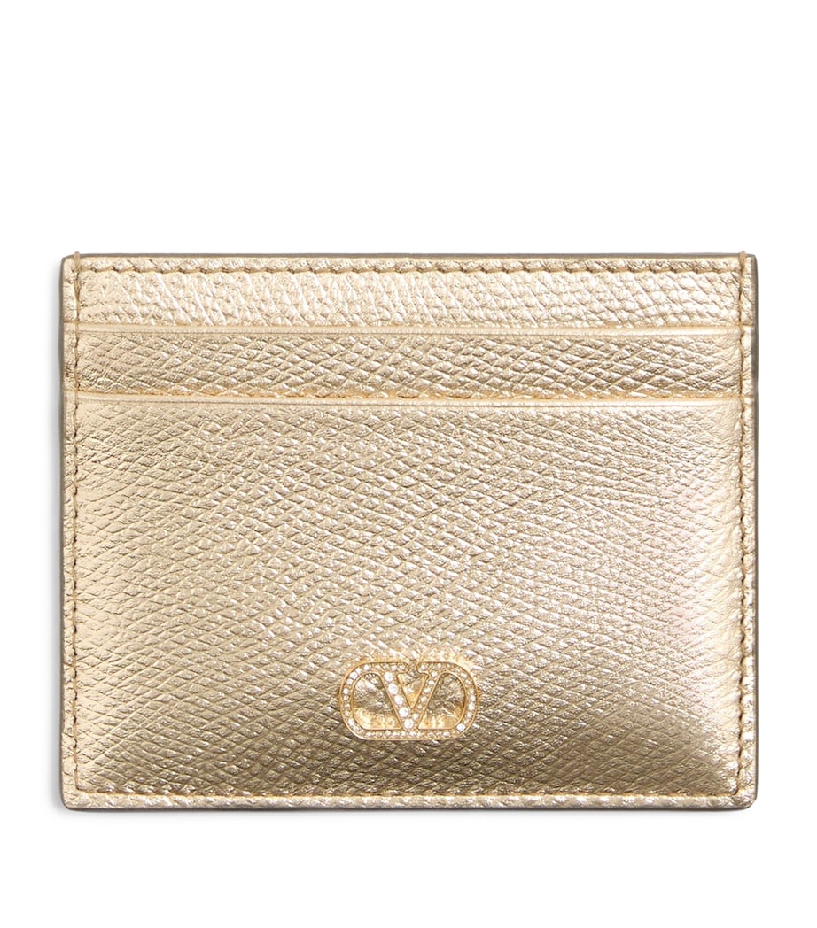 Porte-cartes Valentino Garavani en cuir VLogo Signature - Produit britannique