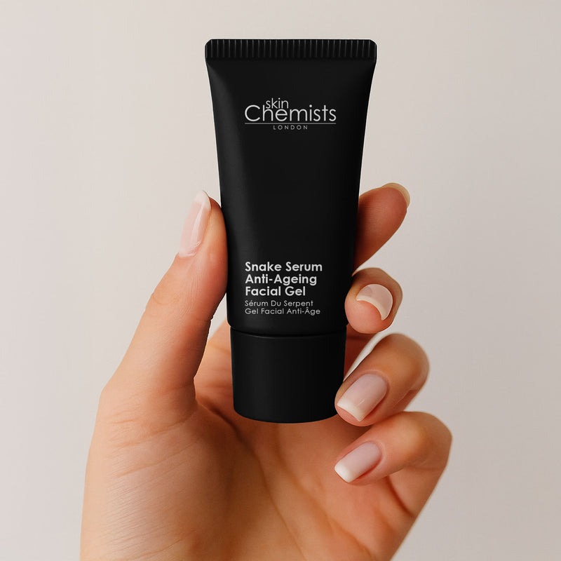skinChemists Snake Serum anti-ageing facial gel 30ml (British brand)