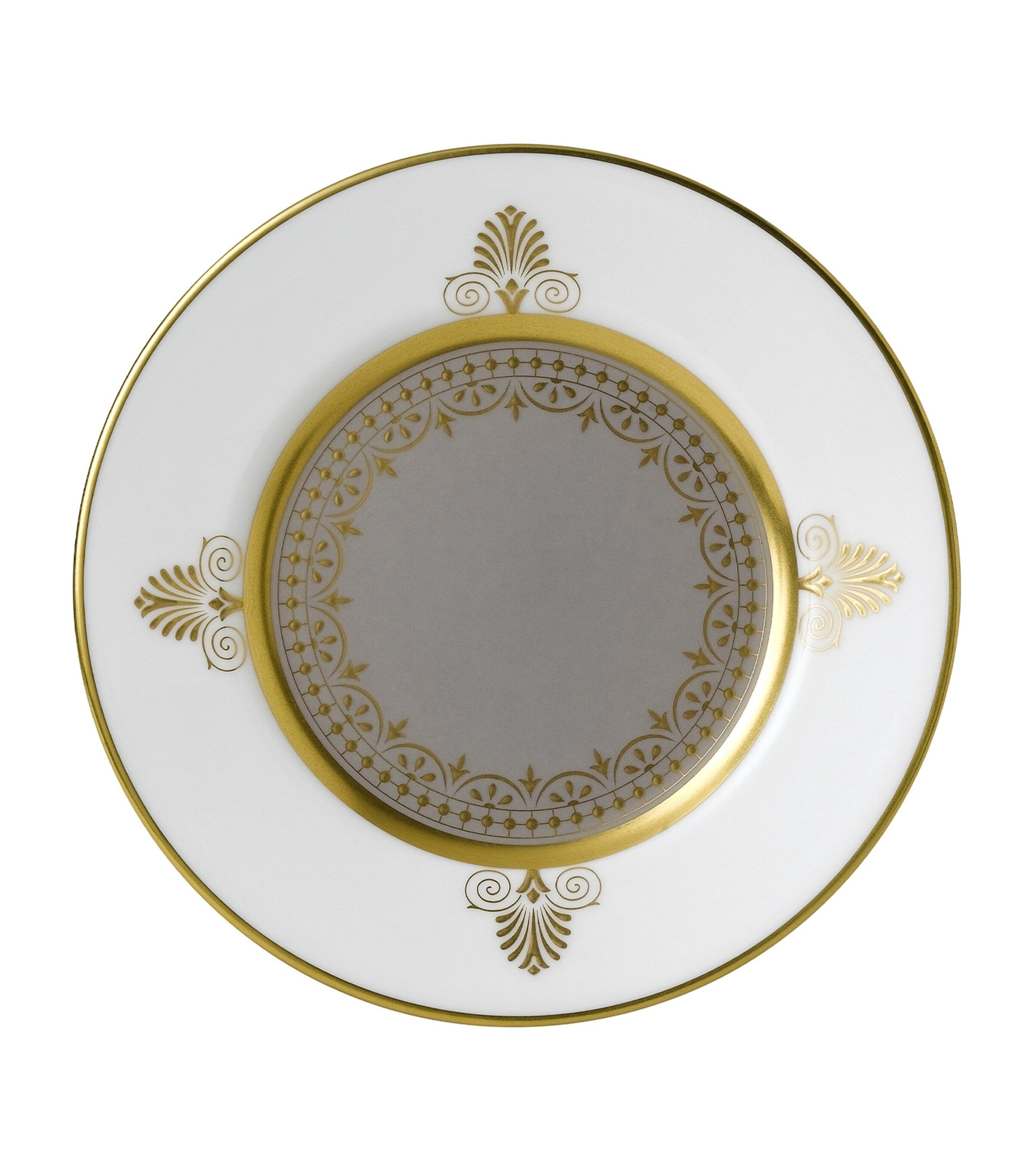 Wedgwood Anthemion Grey plate 15.5cm (British brand)