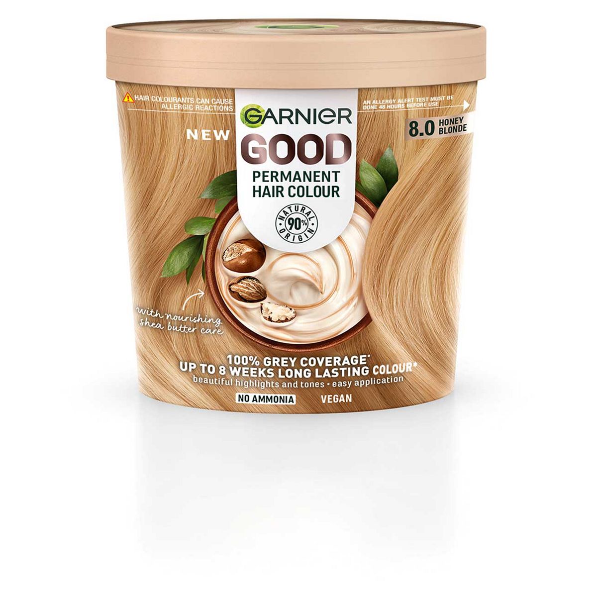 Garnier GOOD Permanent Hair Dye 8.0 Honey Blonde GOODS Boots   