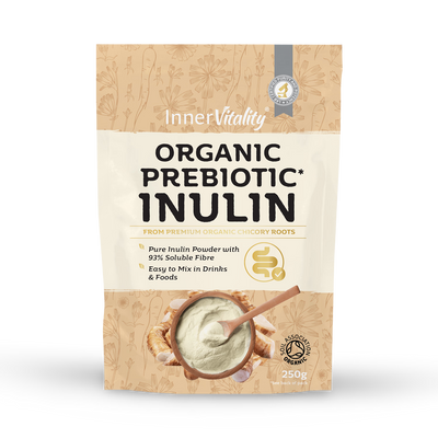 Holland & Barrett Inner Vitality Organic Prebiotic Inulin Powder 250g- Buy online at McGrocer