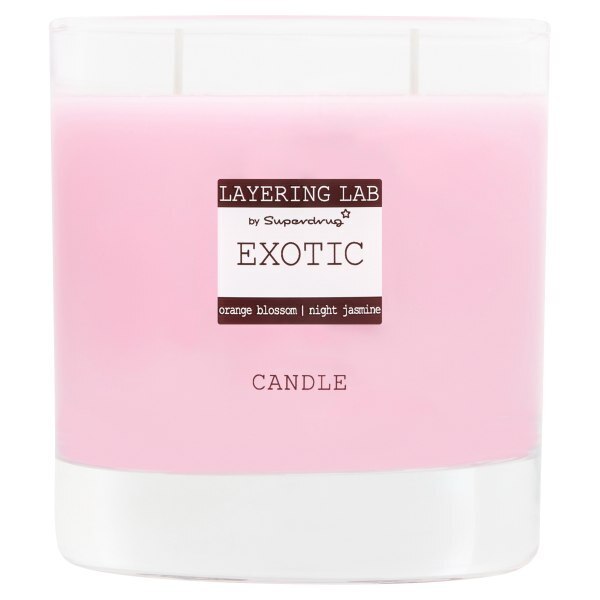 Superdrug Layering Lab Exotic 2 Wick Candle GOODS Superdrug   