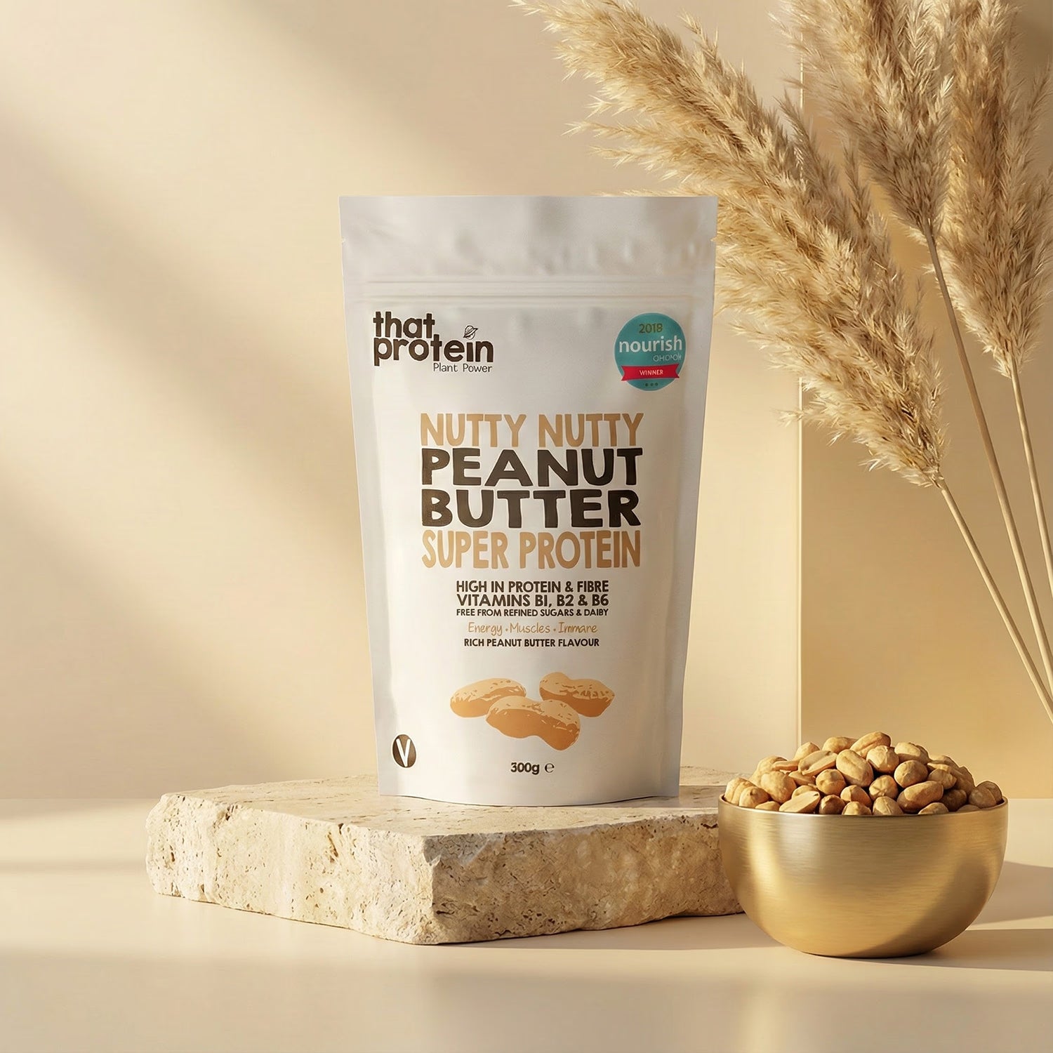 Nutty Nutty peanut butter protein powder 300g, imported from the UK