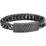 Police gunmetal bracelet for men - British product