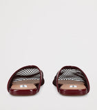 Alaïa Fishnet Mules flat shoes with mesh upper - British product