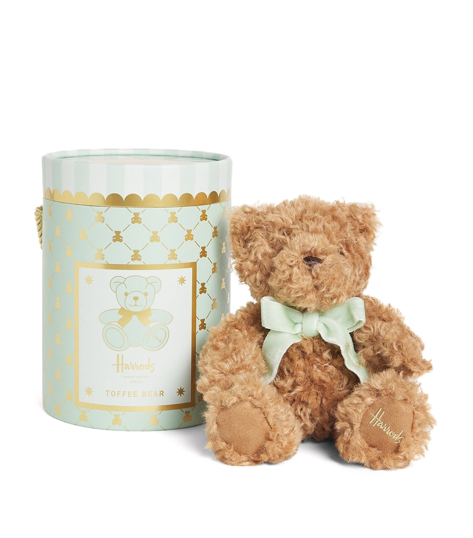 Harrods Toffee Bear plush teddy 16cm, imported from the UK