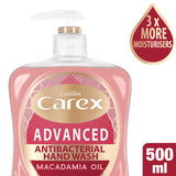 Carex Advanced Care Macadamia Oil Antibacterial Hand Wash 500ml Handwash Sainsburys   