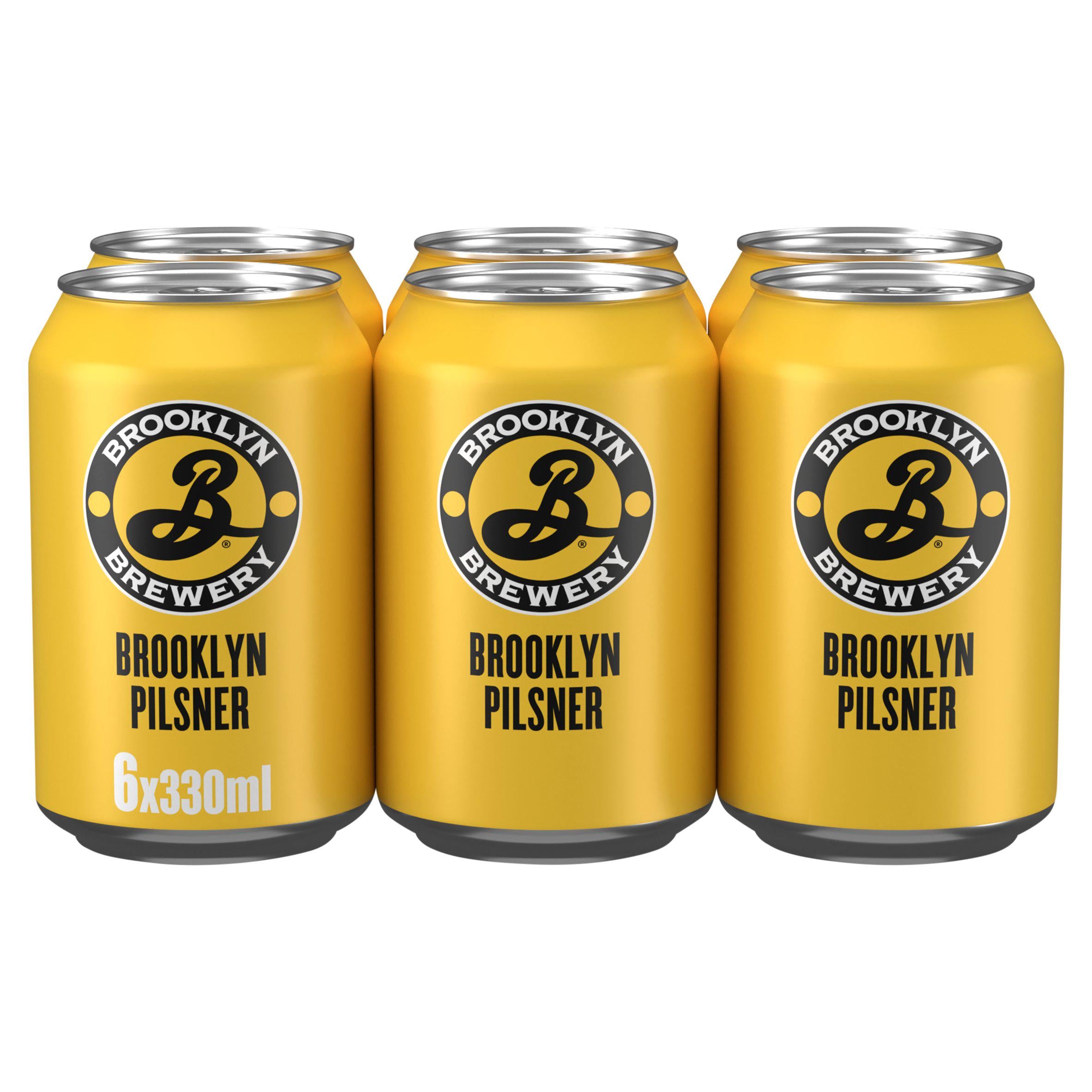 Brooklyn Brewery Brooklyn Pilsner Lager Beer 6x330ml GOODS Sainsburys   