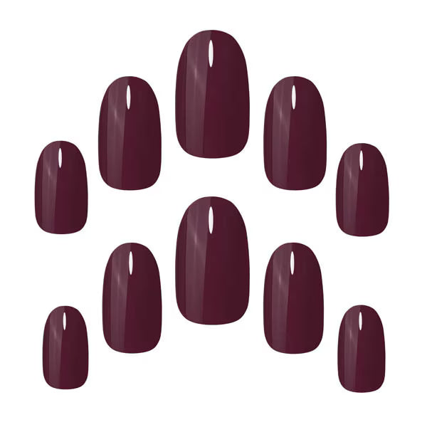 Elegant Touch false nails Black Cherry - British product