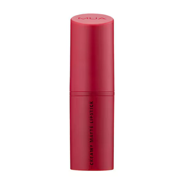 MUA Creamy Matte Lipstick Heartbreaker sleek case, UK version