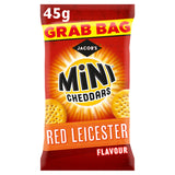 Jacob's Mini Cheddars Red Leicester Snacks Grab Bag 45g GOODS Sainsburys   