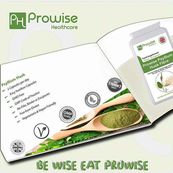 Prowise Psyllium Husks 1500mg 90 Vegan Capsules