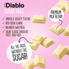 Diablo white chocolate bars 75g pack of 15, imported from the UK