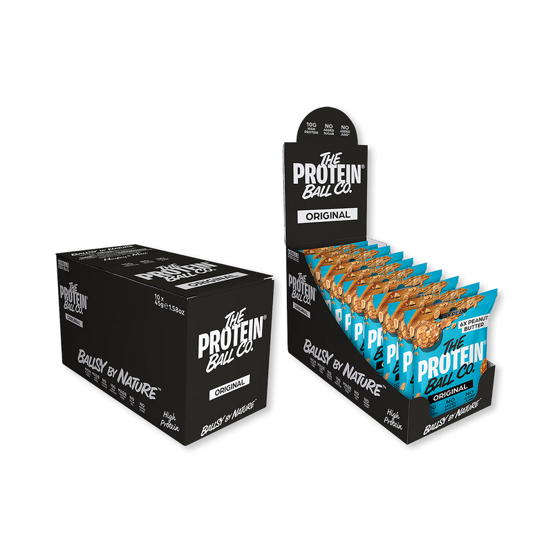 Ballsy high protein peanut butter balls case 10 x 45g UK version
