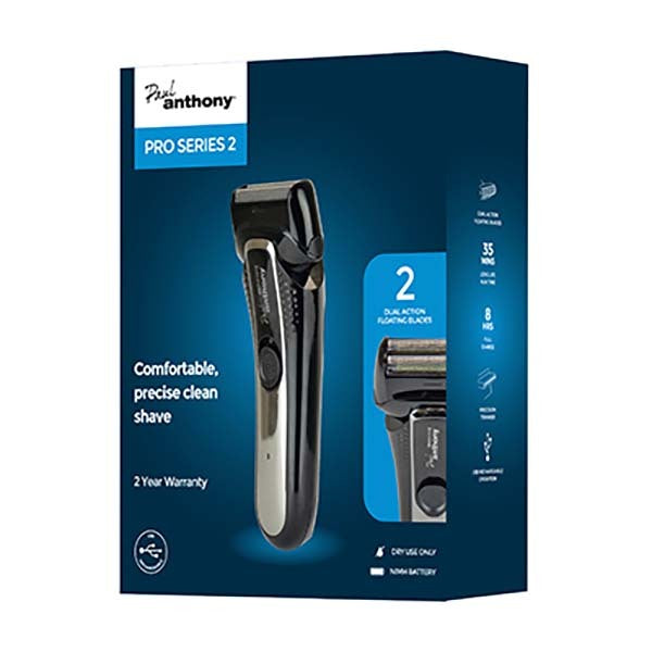 Paul Anthony 'Pro Series 2' Mens USB Foil Shaver GOODS Superdrug   