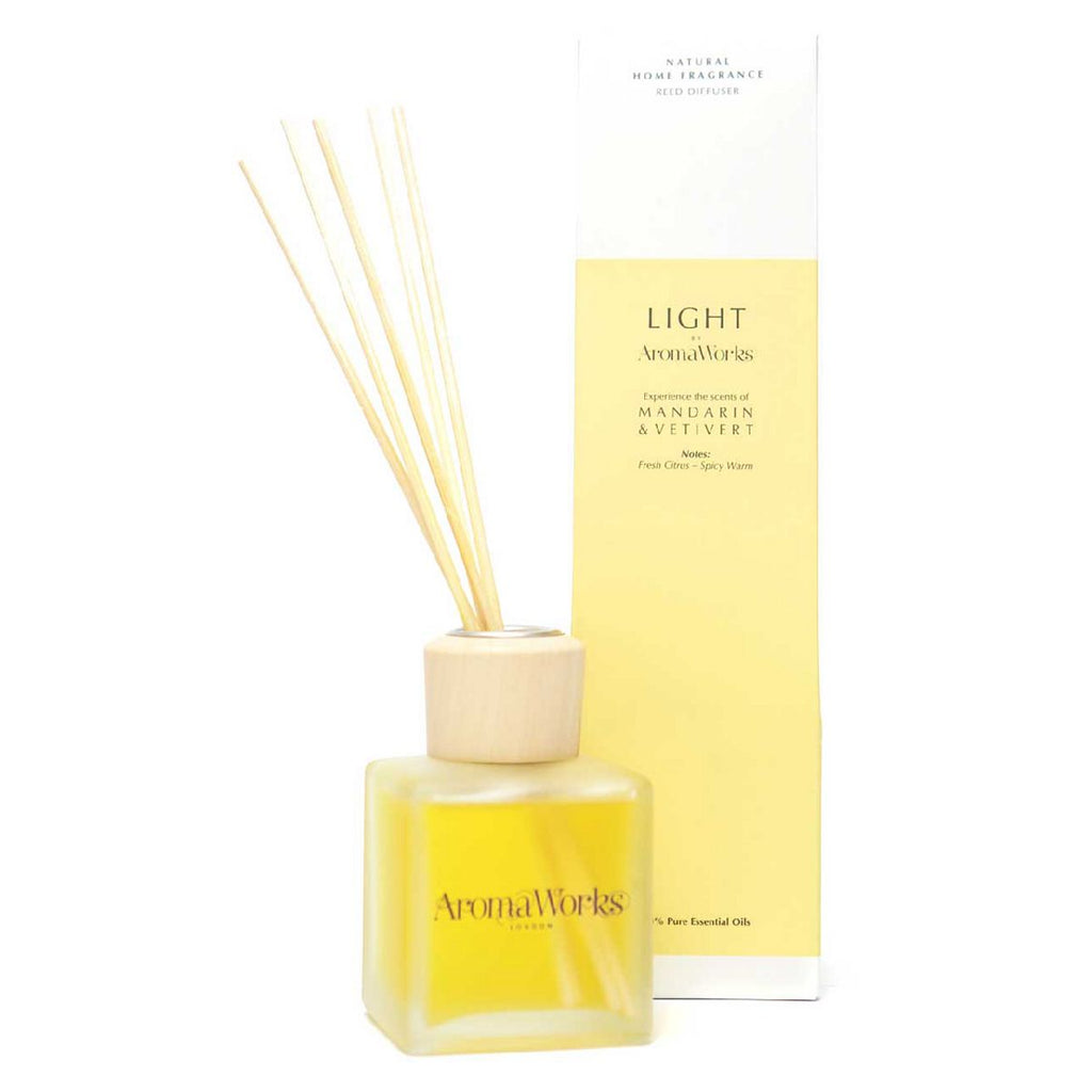 AromaWorks Mandarin and Vetivert Reed Diffuser 100ml