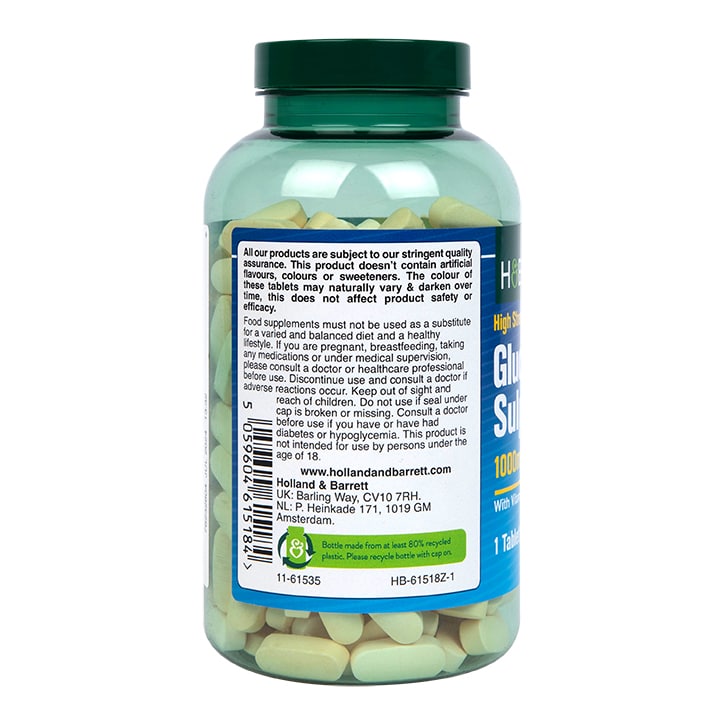 Holland & Barrett Glucosamine Sulphate 1000mg 240 Tablets GOODS Holland&Barrett   