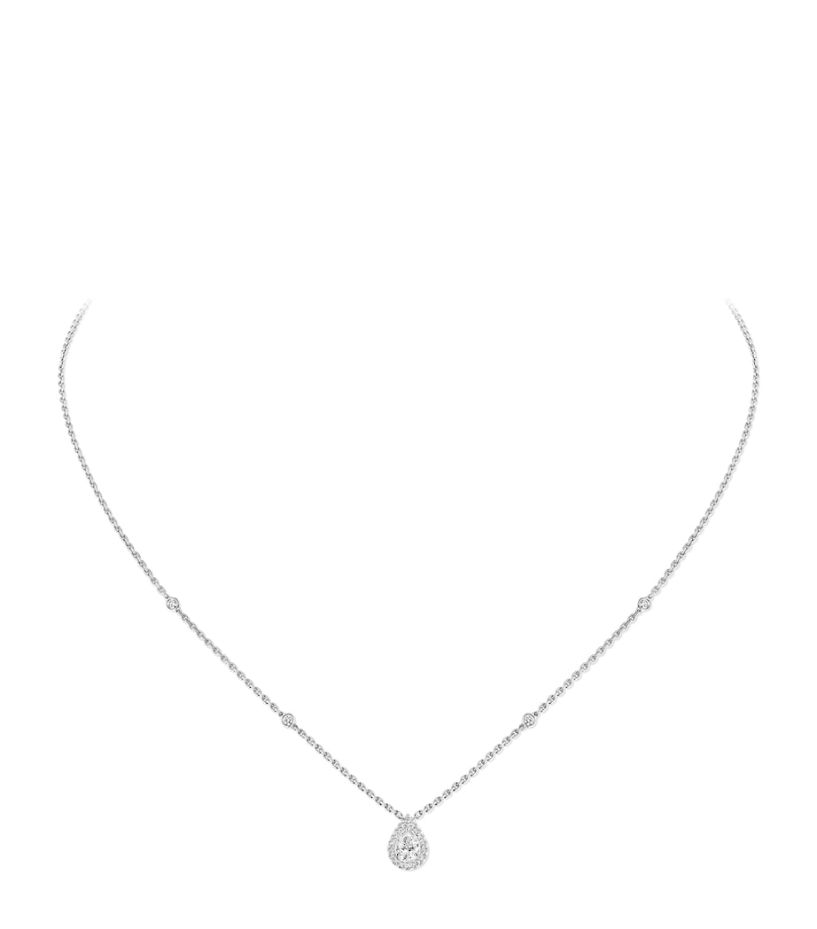 Messika white gold diamond Joy necklace, imported from the UK