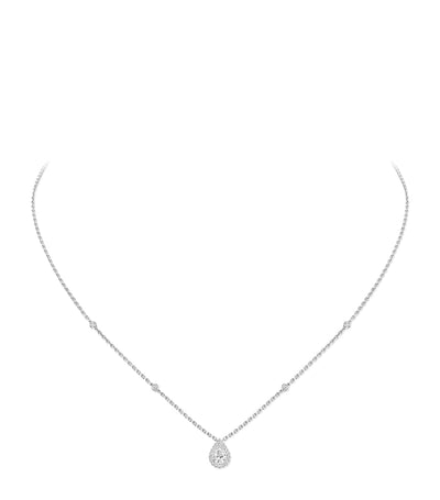 Harrods Messika White Gold and Diamond Joy Necklace 42cm- Buy online at McGrocer