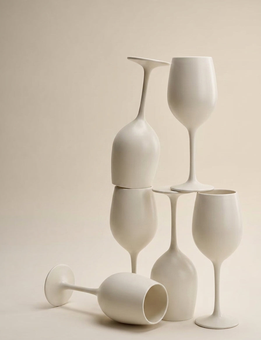 Celine ribbed wine glasses set of 4, imported from the UK
