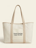 Mulberry Bayswater canvas tote bag in natural and blue, UK version