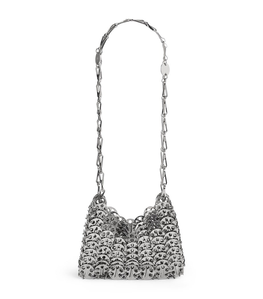 Rabanne chainmail nano bag in metal finish, UK version