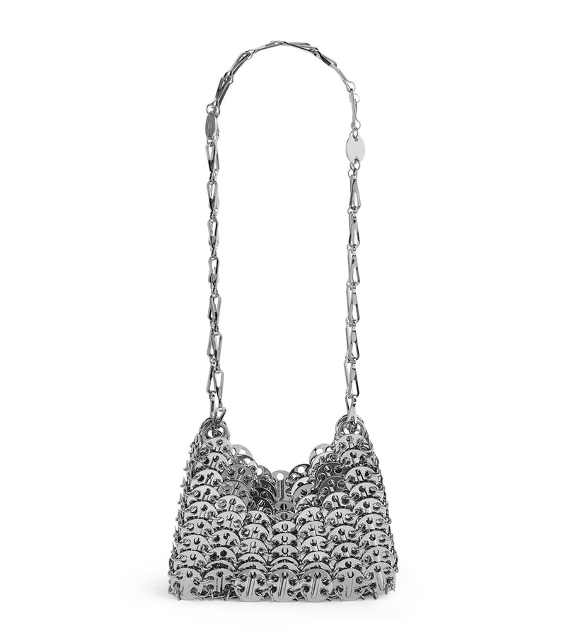 Rabanne chainmail nano bag in metal finish, UK version