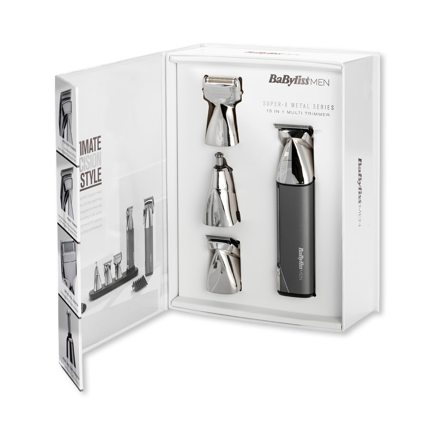 BaBylissMEN Super-X Metal Series 15-in-1 trimmer (British brand)