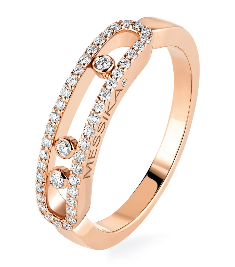 Messika Baby Move rose gold diamond ring 0.23ct - British product