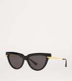 Bottega Veneta acetate sunglasses with bold frame (British brand)