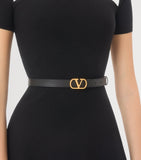 Valentino Garavani reversible VLogo belt calfskin leather, UK version