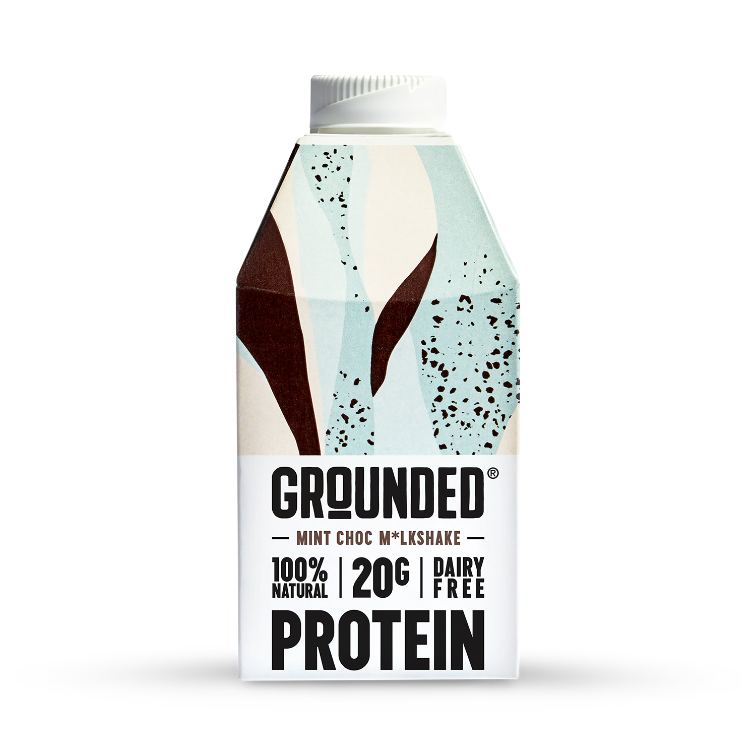Grounded Mint Choc protein shake 490ml - British product