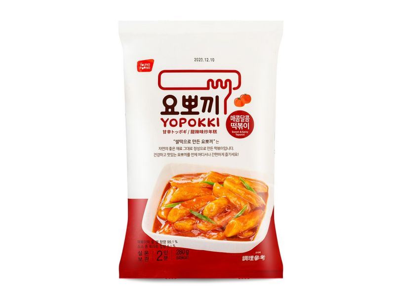 Young Poong Yopokki sweet and spicy topokki, imported from the UK
