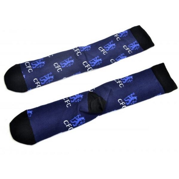 Chelsea FC Adults All Over Print Socks (8-11) GOODS Superdrug   