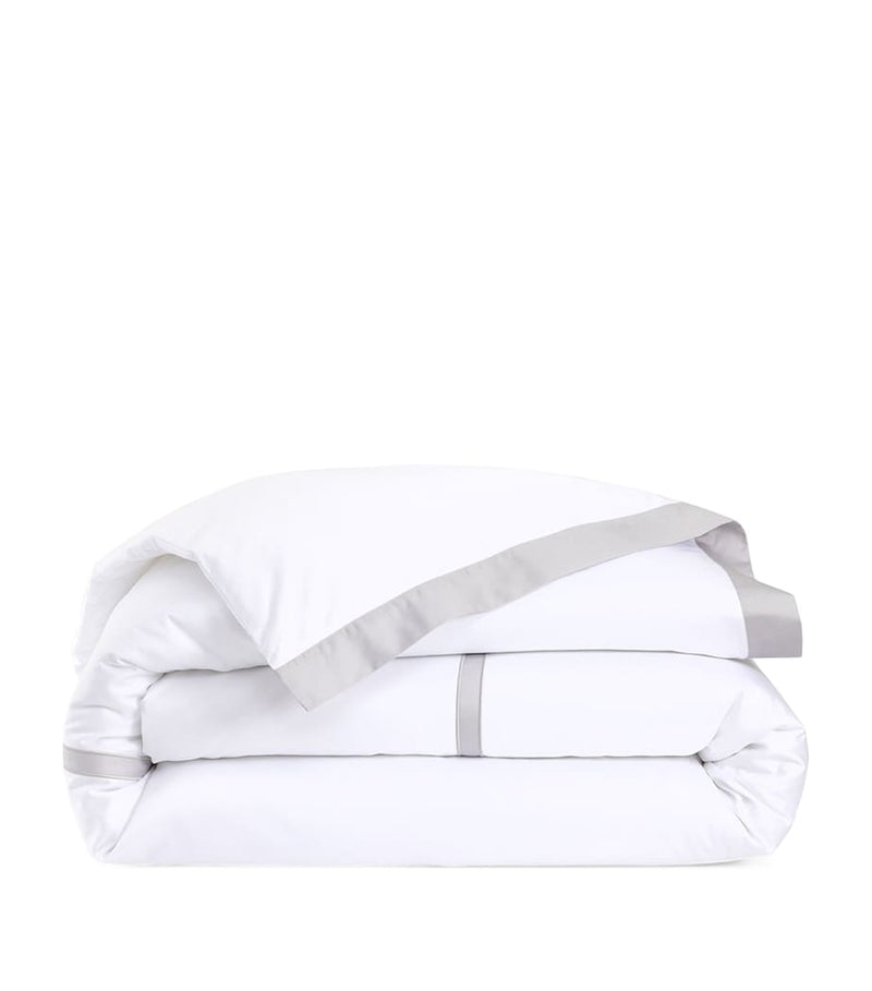 Yves Delorme Couture Haussmann Brume Super King Duvet Cover (220cm x 240cm)