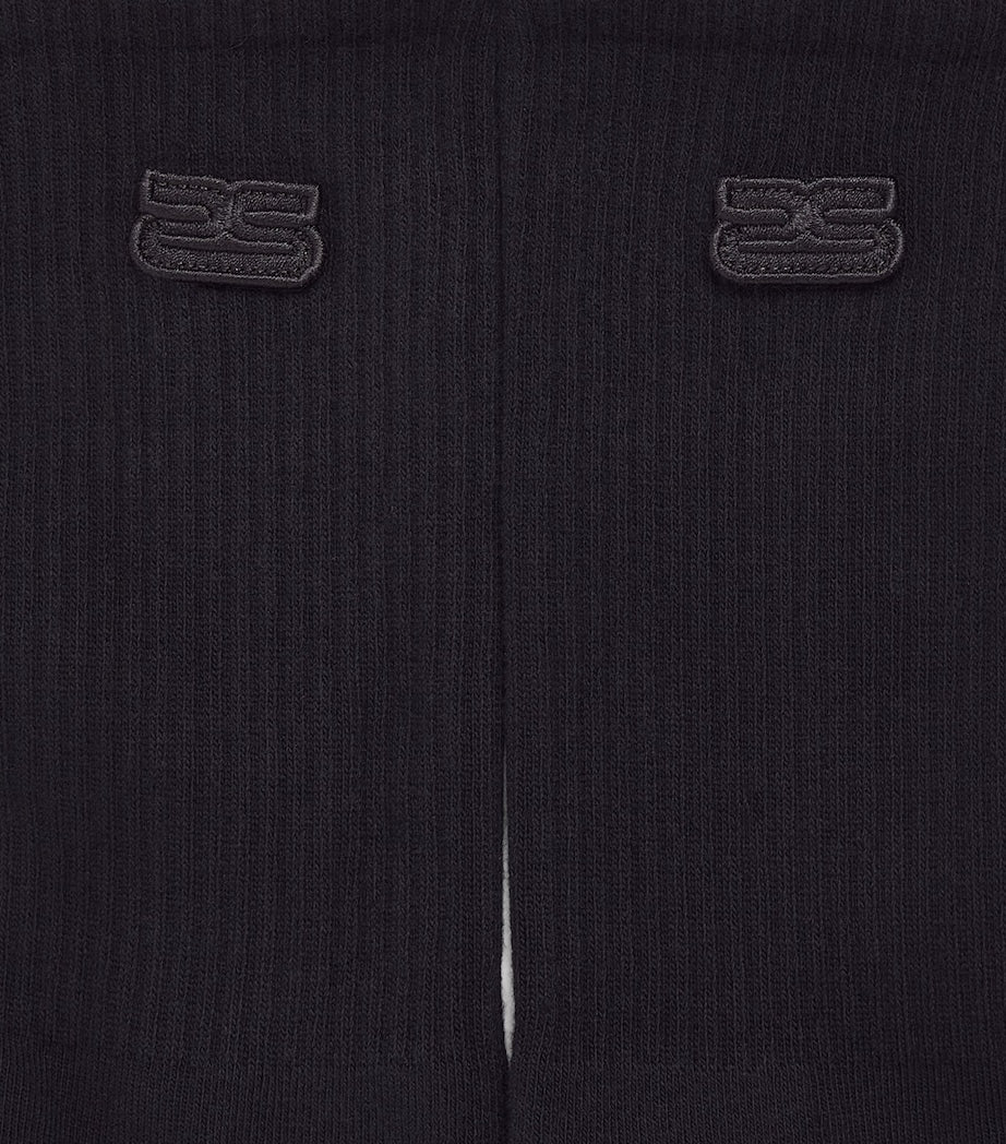 Sandro Paris cotton-blend Double S socks, UK version