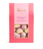 Harrods rhubarb and custard hard-boiled sweets 160g, UK version