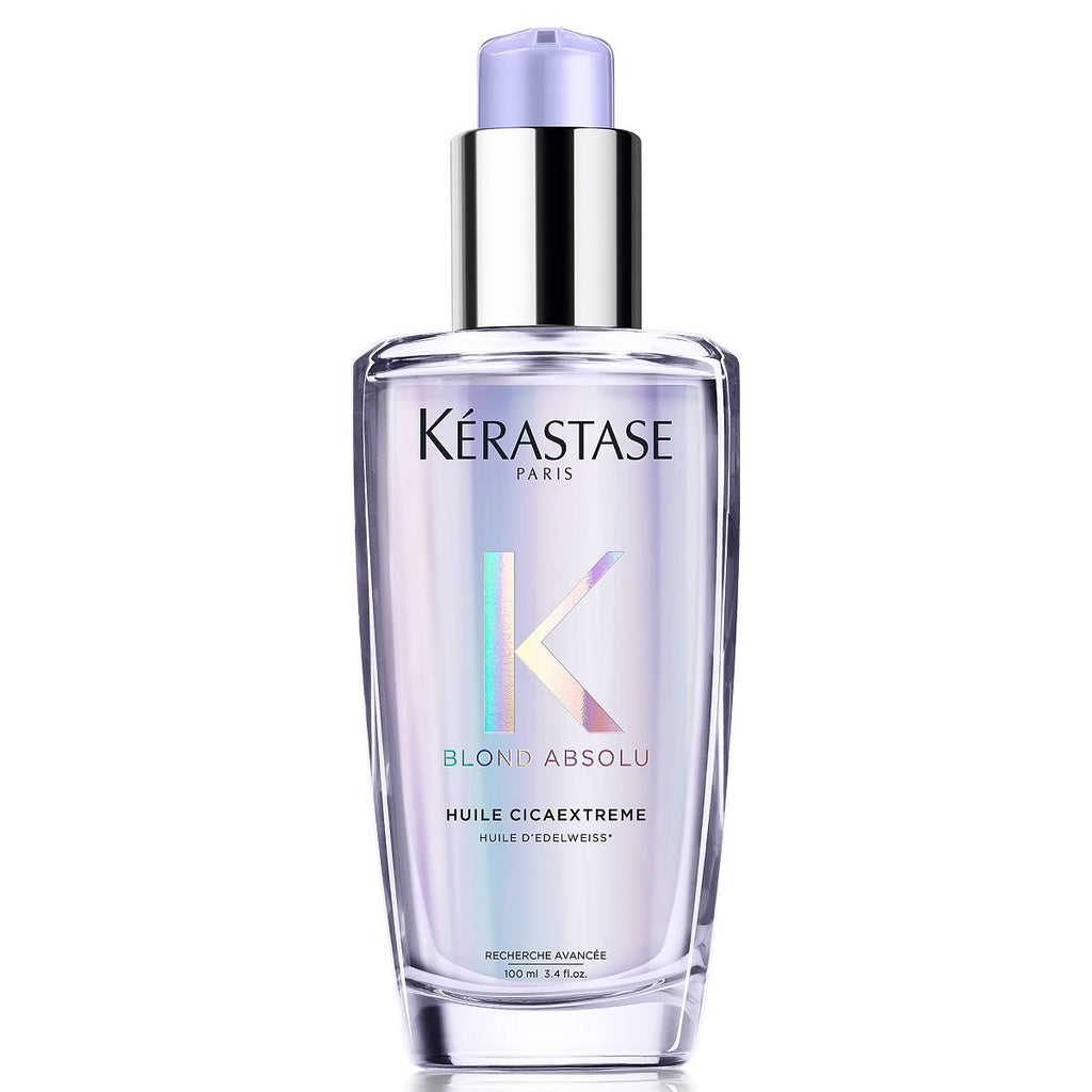 Kérastase Blond Absolu, Intense Blonde Strengthening Oil, For Highlighted Hair, With Hyaluronic Acid, Huile Cicaextreme, 100ml