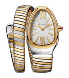 Bvlgari Serpenti Tubogas watch stainless steel yellow gold 35mm, imported from the UK