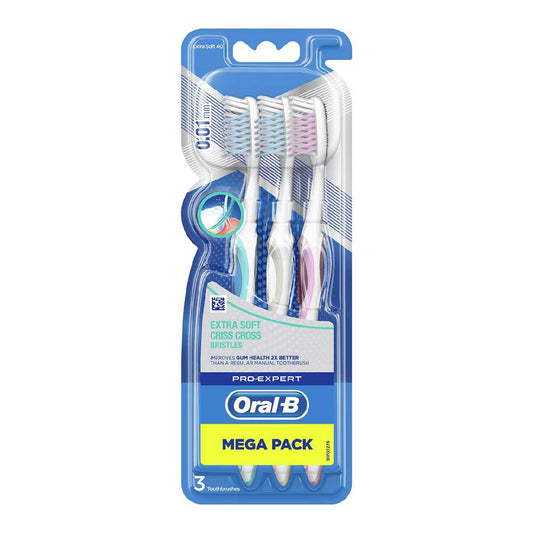 Oral-B All Round Extra Soft Criss Cross Toothbrush 3s Suncare & Travel Boots   