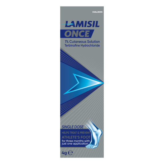 Lamisil Once, Athletes Foot Single Dose Treatment 4g footcare Sainsburys   