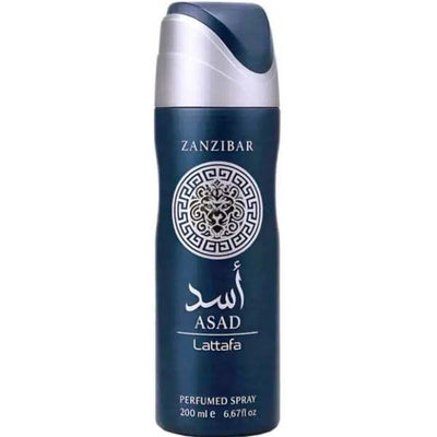 Superdrug Lattafa Asad Zanzibar Perfumed Body Spray 200ml- Buy online at McGrocer