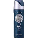 Lattafa Asad Zanzibar perfumed body spray 200ml, UK version