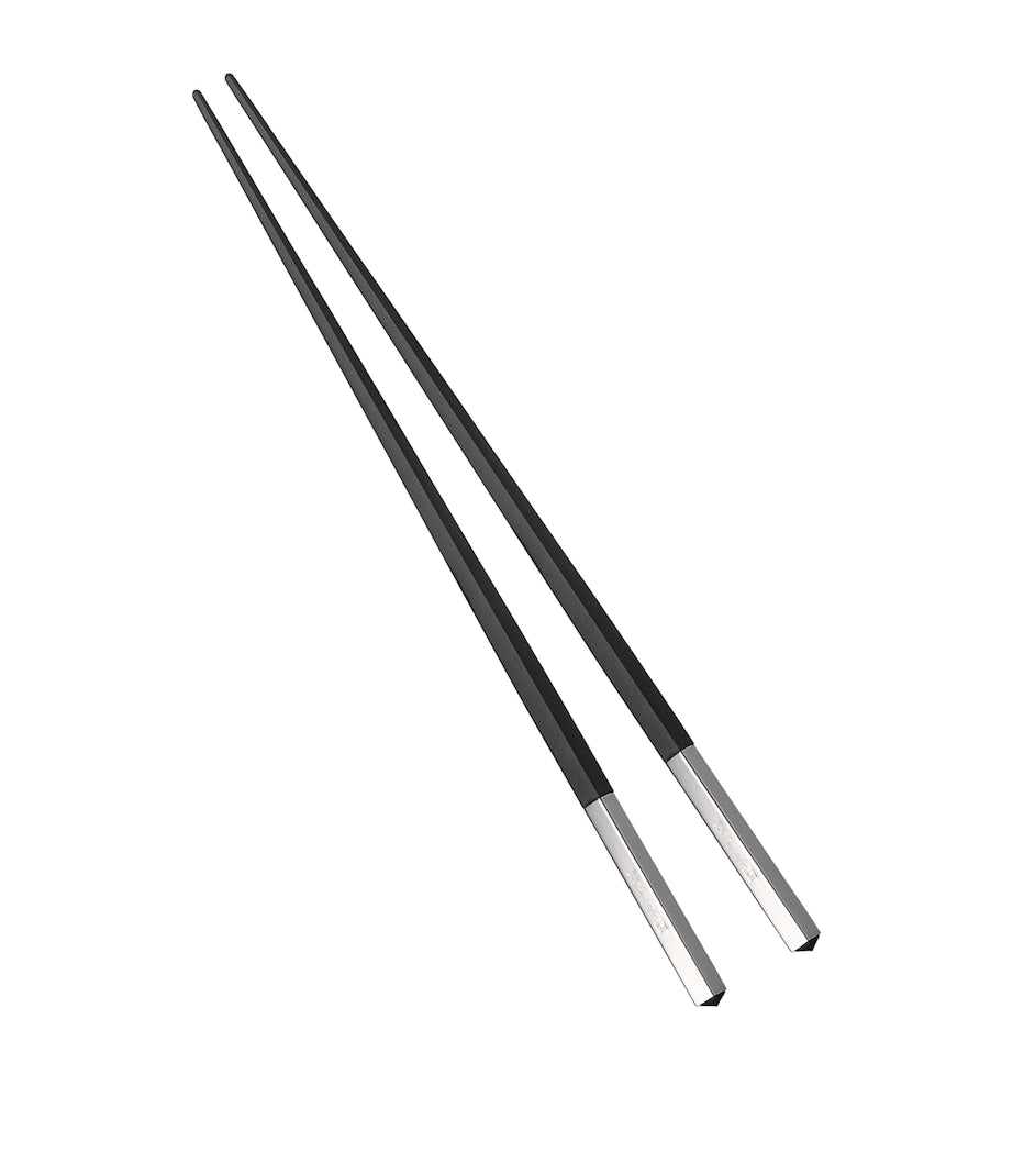Christofle Japanese chopsticks silver-plated Uni collection, UK version