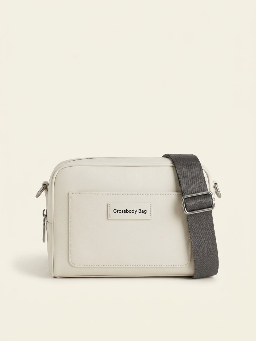 Burberry Pop Check leather cross-body bag with adjustable strap (British brand)