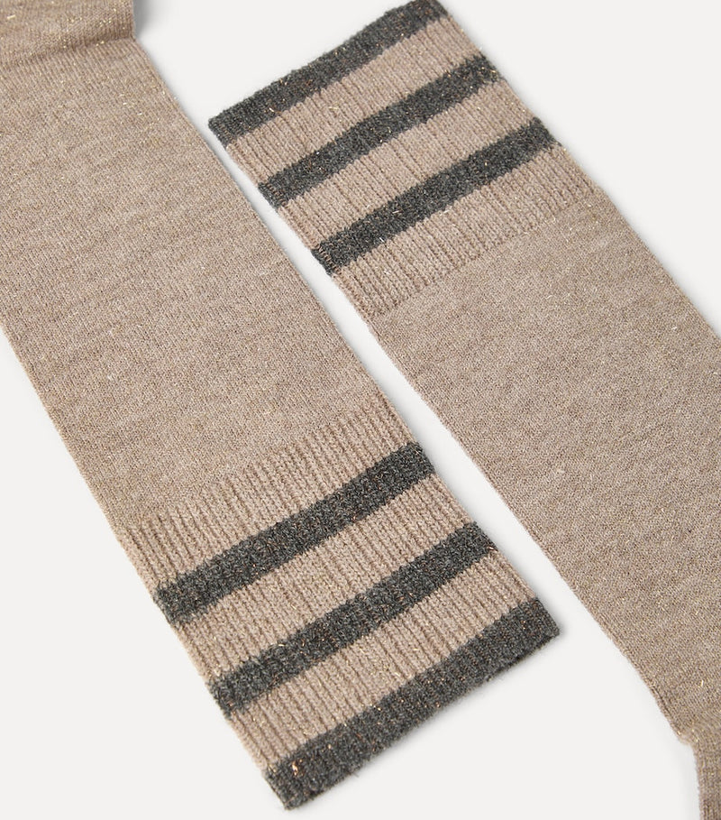 Brunello Cucinelli cashmere blend sparkling knit socks (British brand)