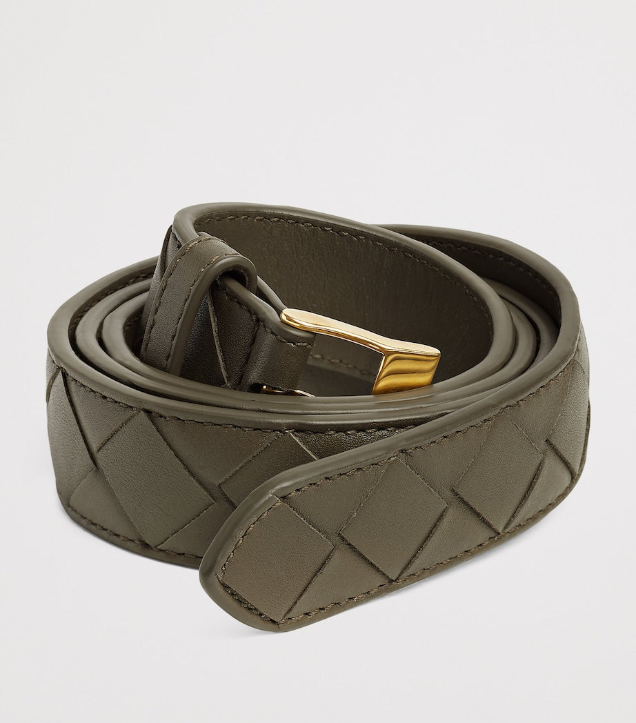 Bottega Veneta Intreccio belt, imported from the UK