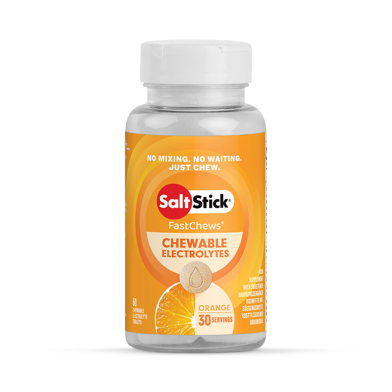 Salt Stick Fastchews Tart Orange chewable tablets 60, UK version