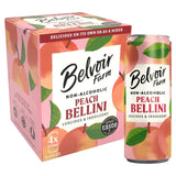 Belvoir Farm Non Alcoholic Peach Bellini   4 x 250ml