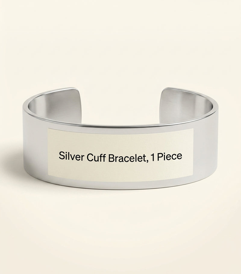 Givenchy tape cuff bracelet with distressed brass finish, imported from the UK